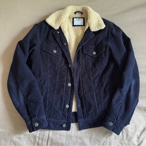 Old Navy Dark Blue Corduroy Jacket